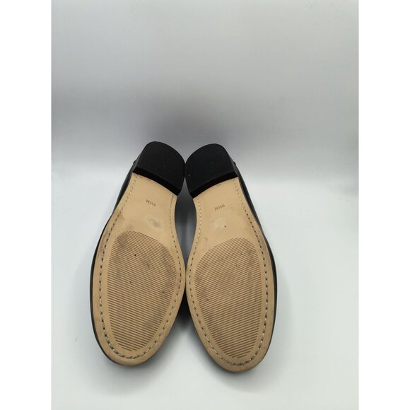 Talbots Womens Black Leather Laura Tassel Loafers Size 9.5M Flats Loafers Work - Picture 7 of 8